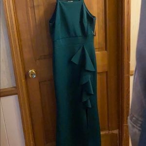 Dark green dress